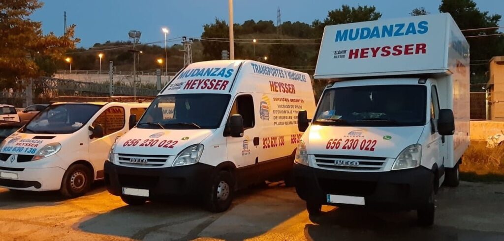 camiones para hacer mudanzas entre Madrid y Barcelona
